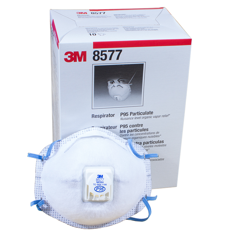 3M 8577防甲醛口罩防油烟口罩防有机气体