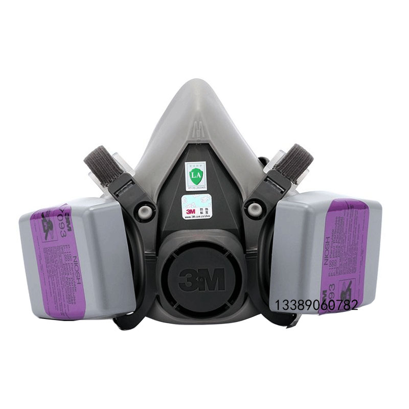 3M 6200半面具 7093CN滤棉P100级别 面具组合