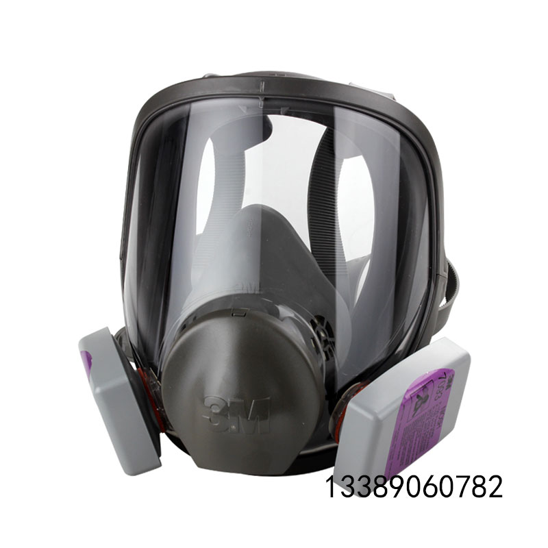 3M 6800全面具7093滤棉盒P100防尘组合套装